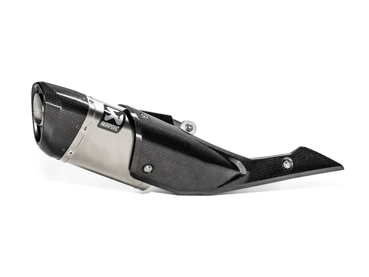 Akrapovic Slip-On Line Titanium Muffler System w/Carbon End Cap & Heat Shield for Suzuki Katana 19-20/GSX-S 1000/1000GT/950 15-20 Akrapovic