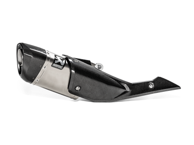 Akrapovic Slip-On Line Titanium Muffler System w/Carbon End Cap & Heat Shield for Suzuki Katana 19-20/GSX-S 1000/1000GT/950 15-20 Akrapovic