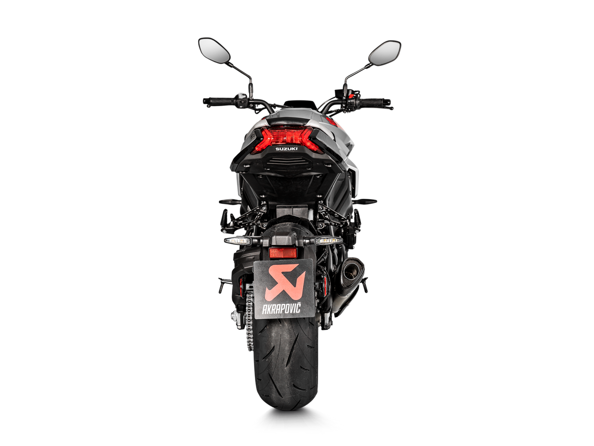 Akrapovic Slip-On Line Titanium Muffler System w/Carbon End Cap & Heat Shield for Suzuki Katana 19-20/GSX-S 1000/1000GT/950 15-20 Akrapovic
