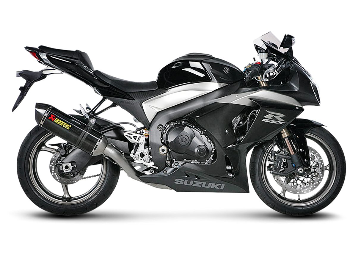 Akrapovic Slip-On Line Carbon Muffler System w/Carbon End Cap for Suzuki GSX-R1000 09-11 Akrapovic