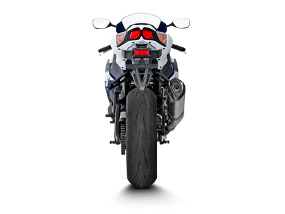 Akrapovic Slip-On Line Titanium Muffler System w/Carbon End Cap for Suzuki GSX-R1000 12-16