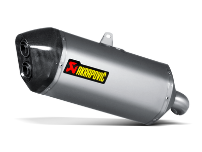Akrapovic Slip-On Line Titanium Muffler System w/Carbon End Cap for Suzuki V-Strom 1000 14-16 Akrapovic