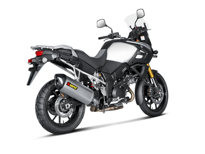 Akrapovic Slip-On Line Titanium Muffler System w/Carbon End Cap for Suzuki V-Strom 1000 14-16 Akrapovic