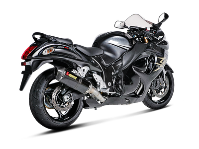 Akrapovic Racing Line Carbon Exhaust System w/Carbon End Cap for Suzuki GSX-1300R Hayabusa 08-17 Akrapovic