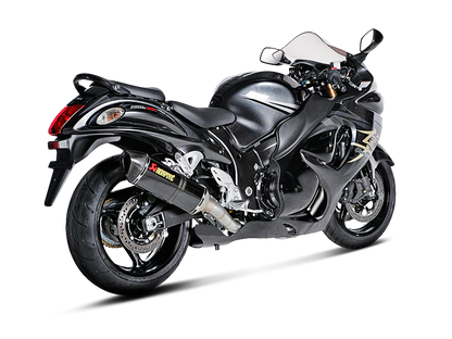 Akrapovic Racing Line Carbon Exhaust System w/Carbon End Cap for Suzuki GSX-1300R Hayabusa 08-17 Akrapovic