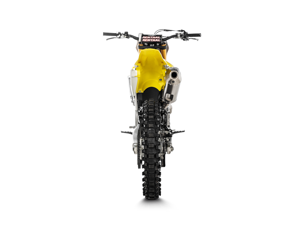 Akrapovic Evolution Line Titanium Exhaust System w/Titanium End Cap for Suzuki RM-Z 250 19-Up Akrapovic