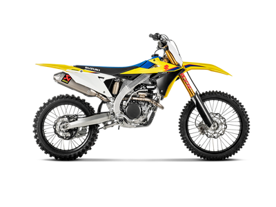 Akrapovic Evolution Line Titanium Exhaust System w/Titanium End Cap for Suzuki RM-Z 250 19-Up Akrapovic