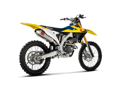 Akrapovic Evolution Line Titanium Exhaust System w/Titanium End Cap for Suzuki RM-Z 250 19-Up Akrapovic