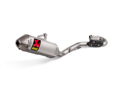 Akrapovic Evolution Line Titanium Exhaust System w/Titanium End Cap for Suzuki RM-Z 450 18-Up