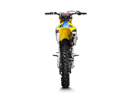 Akrapovic Evolution Line Titanium Exhaust System w/Titanium End Cap for Suzuki RM-Z 450 18-Up