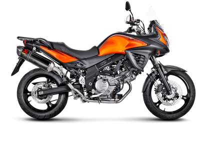 Akrapovic Slip-On Line Carbon Muffler System w/Carbon End Cap for Suzuki V-Strom 650 04-16 Akrapovic