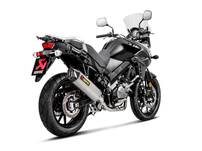 Akrapovic Racing Line Titanium Exhaust System w/Carbon End Cap for Suzuki V-Strom 650 17-Up
