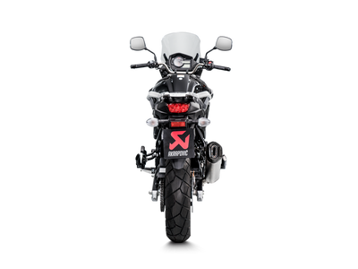 Akrapovic Racing Line Titanium Exhaust System w/Carbon End Cap for Suzuki V-Strom 650 17-Up