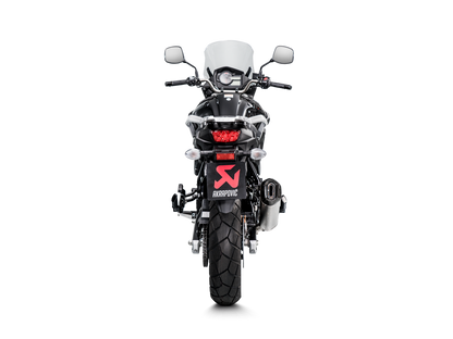 Akrapovic Racing Line Titanium Exhaust System w/Carbon End Cap for Suzuki V-Strom 650 17-Up