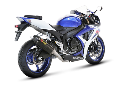 Akrapovic Slip-On Line Carbon Muffler System w/Carbon End Cap for Suzuki GSX-R 600/GSX-R 750 06-07