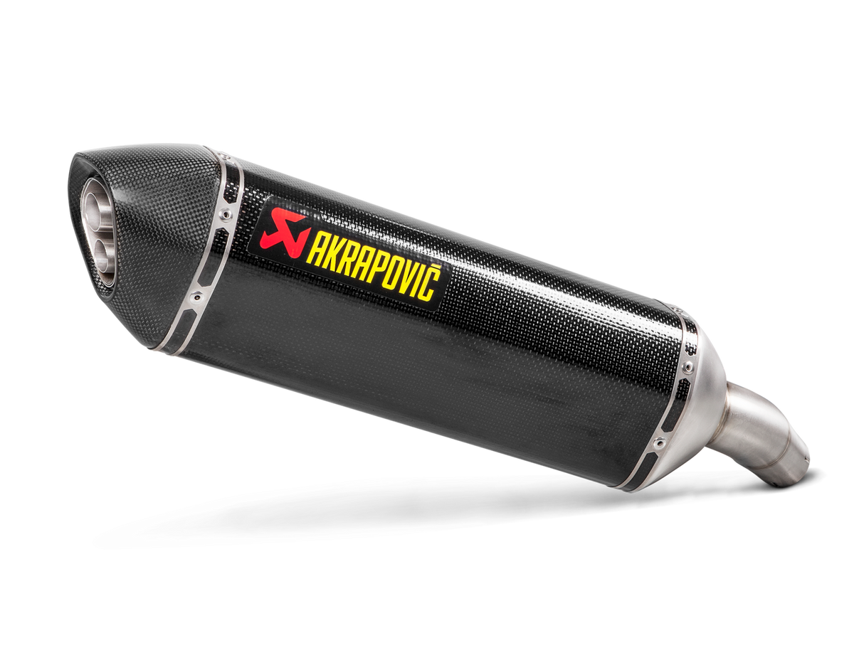 Akrapovic Slip-On Line Carbon Muffler System w/Carbon End Cap for Suzuki GSX-S750 17-20 Akrapovic