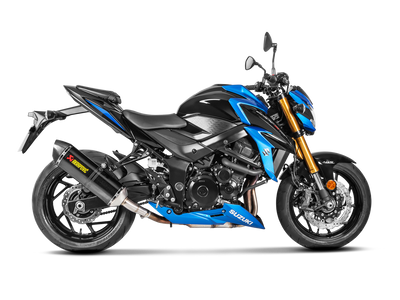 Akrapovic Slip-On Line Carbon Muffler System w/Carbon End Cap for Suzuki GSX-S750 17-20 Akrapovic
