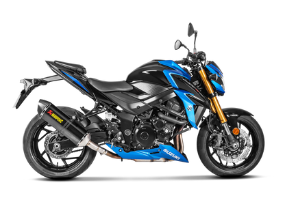 Akrapovic Slip-On Line Carbon Muffler System w/Carbon End Cap for Suzuki GSX-S750 17-20 Akrapovic
