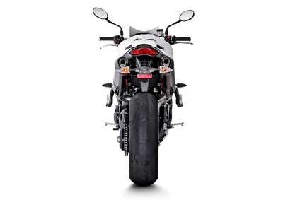 Akrapovic Slip-On Line Carbon Muffler System w/Carbon End Cap for Triumph Speed Triple 1050 11-15 Akrapovic