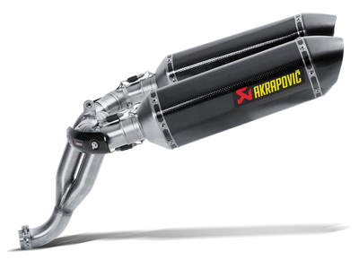 Akrapovic Slip-On Line Carbon Muffler System w/Carbon End Cap for Triumph Speed Triple 1050 11-15 Akrapovic