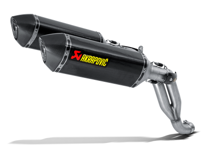 Akrapovic Slip-On Line Carbon Muffler System w/Carbon End Cap for Triumph Speed Triple 1050 11-15 Akrapovic