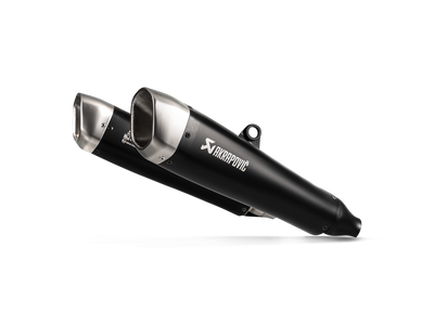 Akrapovic Slip-On Line Black Titanium Muffler System w/Titanium End Cap for Triumph Speed Twin 19-20