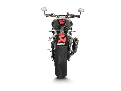 Akrapovic Slip-On Line Carbon Muffler System w/Carbon End Cap for Triumph Street Triple 765 S/R/RS 17-19 Akrapovic