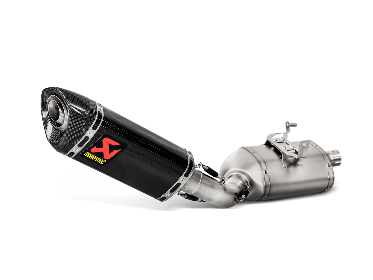Akrapovic Slip-On Line Carbon Muffler System w/Carbon End Cap for Triumph Street Triple 765 S/R/RS 17-19 Akrapovic