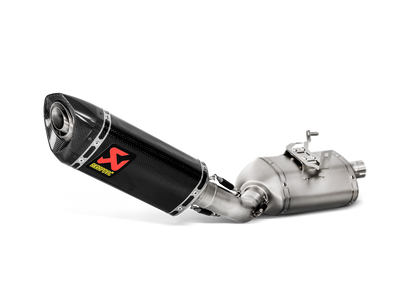 Akrapovic Slip-On Line Carbon Muffler System w/Carbon End Cap for Triumph Street Triple 765 S/R/RS 17-19 Akrapovic