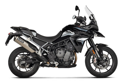 Akrapovic Slip-On Line Titanium Muffler System w/Carbon End Cap for Triumph Tiger 850/900 20-23 Akrapovic
