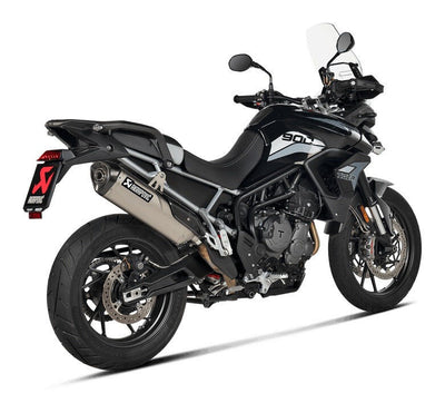 Akrapovic Slip-On Line Titanium Muffler System w/Carbon End Cap for Triumph Tiger 850/900 20-23 Akrapovic