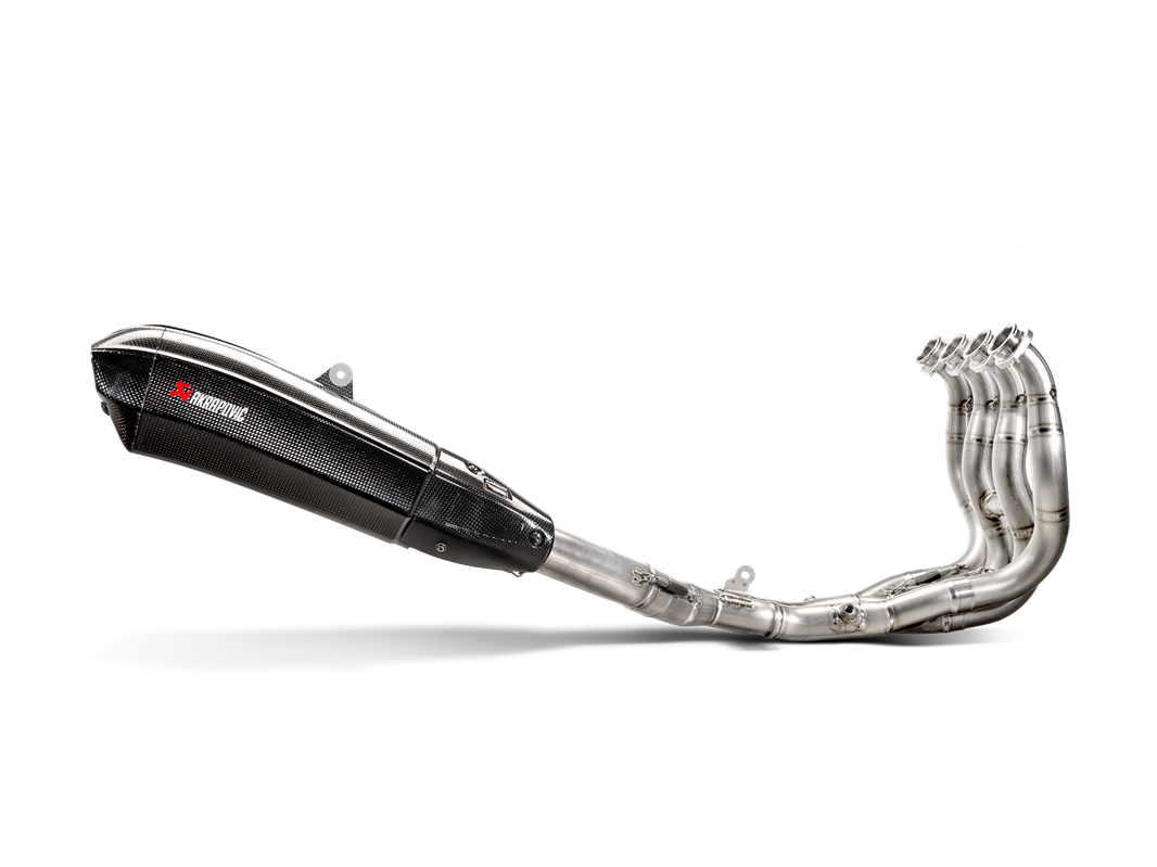 Akrapovic Evolution Line Carbon Exhaust System w/Carbon End Cap for Yamaha YZF-R1 15-19 Akrapovic