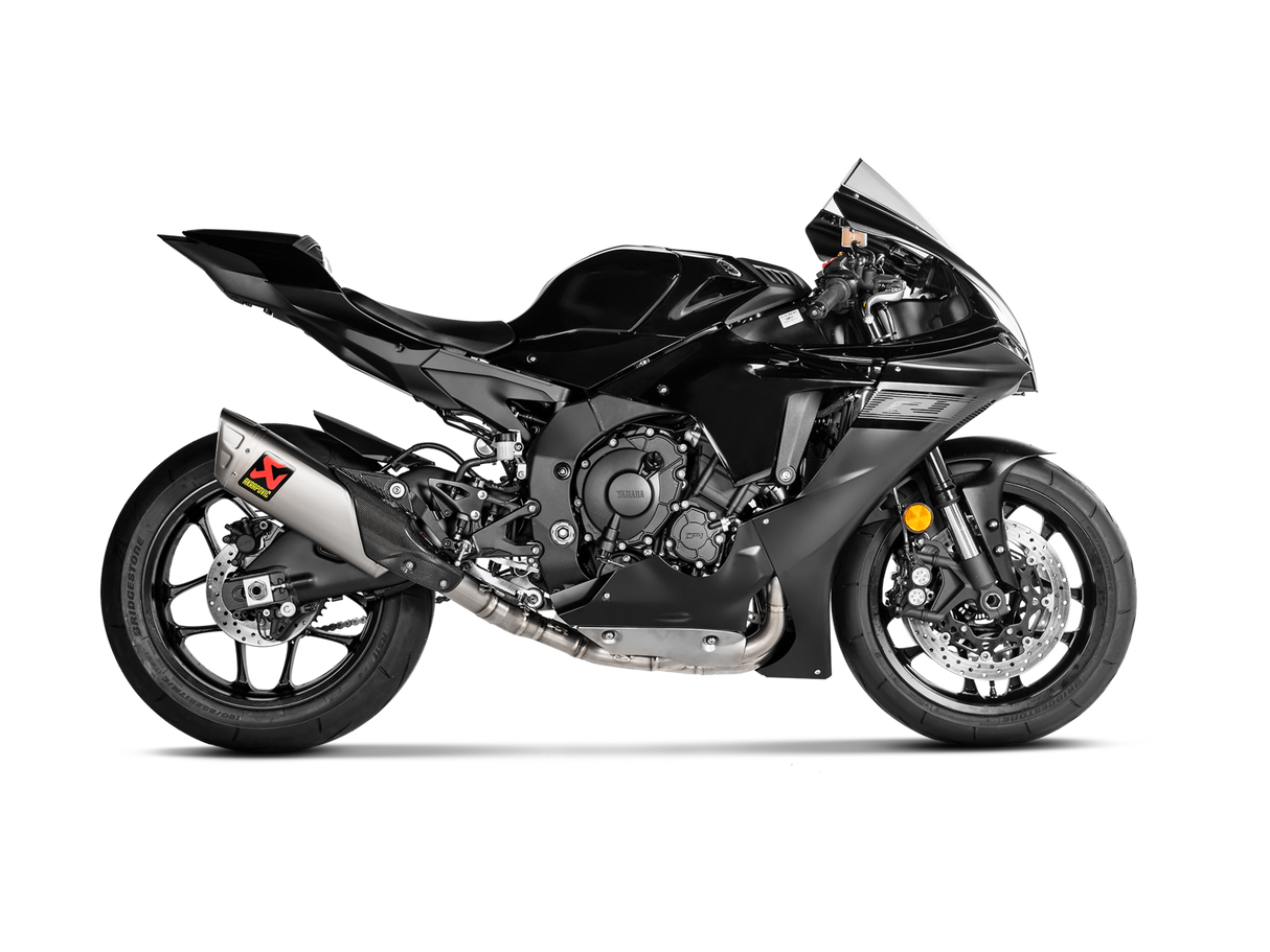 Akrapovic Evolution Line Titanium Exhaust System w/Titanium End Cap for Yamaha YZF-R1 20-Up Akrapovic