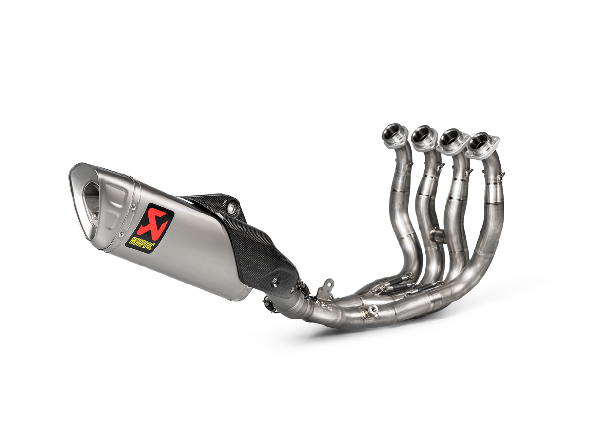 Akrapovic Evolution Line Titanium Exhaust System w/Titanium End Cap for Yamaha YZF-R1 20-Up Akrapovic