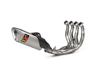 Akrapovic Racing Line Titanium Exhaust System w/Titanium End Cap for Yamaha YZF-R1 20-Up Akrapovic