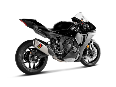 Akrapovic Racing Line Titanium Exhaust System w/Titanium End Cap for Yamaha YZF-R1 20-Up Akrapovic
