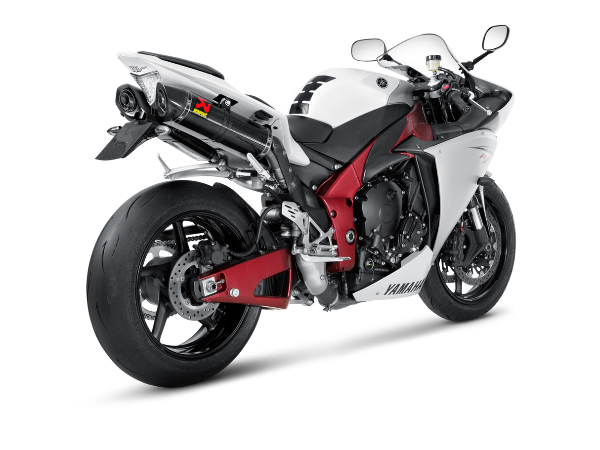 Akrapovic Slip-On Line Carbon Muffler System w/Carbon End Cap for Yamaha YZF-R1 09-14 Akrapovic