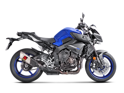 Akrapovic Slip-On Line Titanium Muffler System w/Titanium End Cap for Yamaha MT-10/FZ-10 16-21 Akrapovic