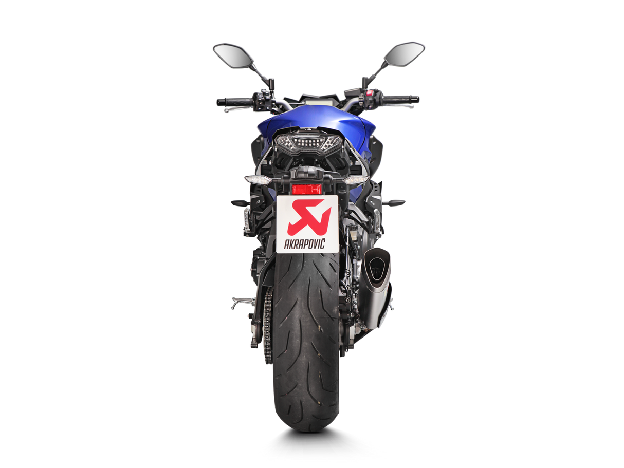 Akrapovic Slip-On Line Titanium Muffler System w/Titanium End Cap for Yamaha MT-10/FZ-10 16-21 Akrapovic