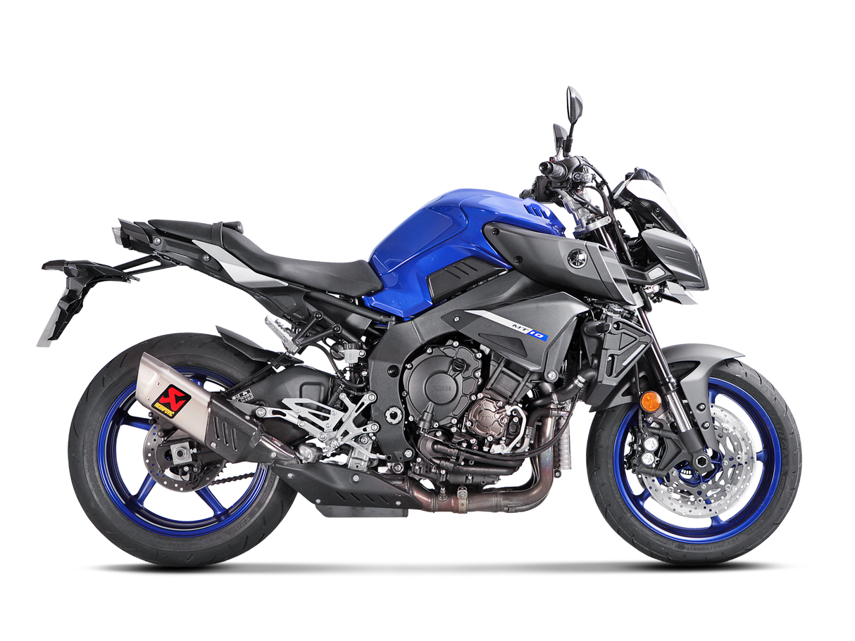 Akrapovic Slip-On Line Titanium Muffler System w/Titanium End Cap for Yamaha MT-10/FZ-10 16-21 Akrapovic