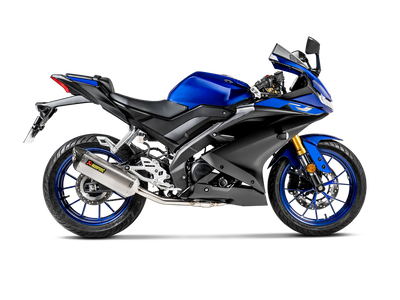 Akrapovic Racing Line Titanium Exhaust System w/Carbon End Cap for Yamaha YZF-R125 19-20