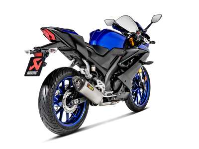 Akrapovic Racing Line Titanium Exhaust System w/Carbon End Cap for Yamaha YZF-R125 19-20