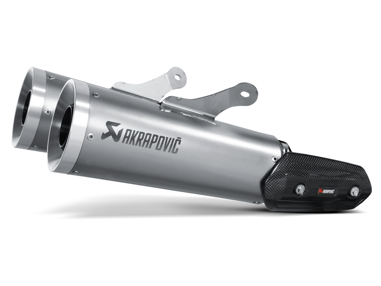 Akrapovic Slip-On Line Titanium Muffler System w/Titanium End Cap for Yamaha VMAX 09-16 Akrapovic