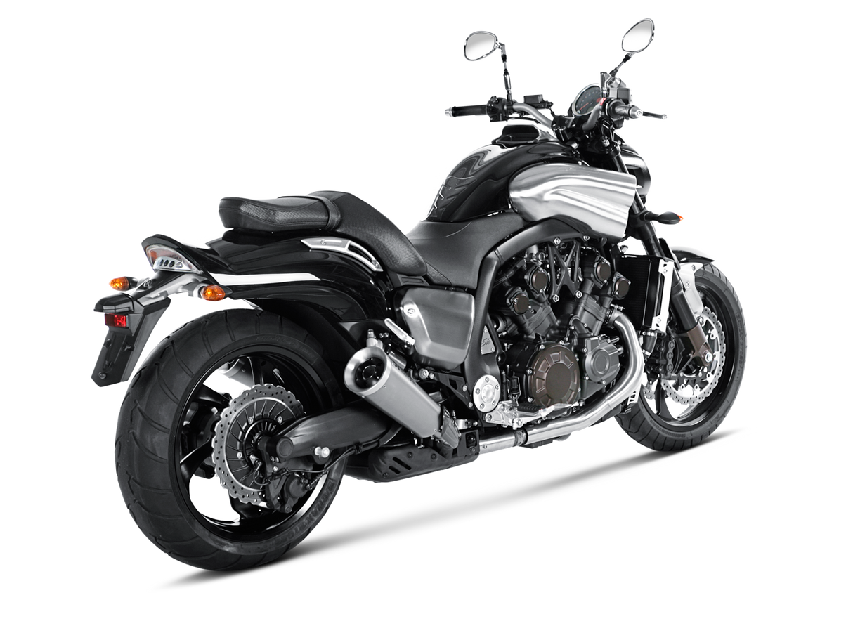 Akrapovic Slip-On Line Titanium Muffler System w/Titanium End Cap for Yamaha VMAX 09-16 Akrapovic