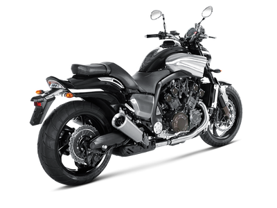 Akrapovic Slip-On Line Titanium Muffler System w/Titanium End Cap for Yamaha VMAX 09-16 Akrapovic