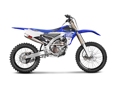 Akrapovic Evolution Line Titanium Exhaust System w/Titanium End Cap for Yamaha YZ250F/YZ250FX 14-18
