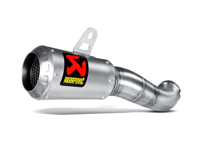 Akrapovic Slip-On Line Stainless Steel Muffler System w/Titanium End Cap for Yamaha YZF-R25 14-21/YZF-R3 15-21/MT-03 16-21 Akrapovic