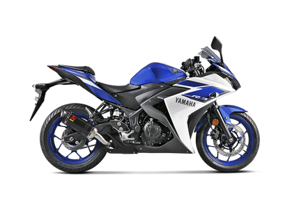 Akrapovic Slip-On Line Carbon Muffler System w/Carbon End Cap for Yamaha YZF-R25 14-16/YZF-R3 14-16 Akrapovic
