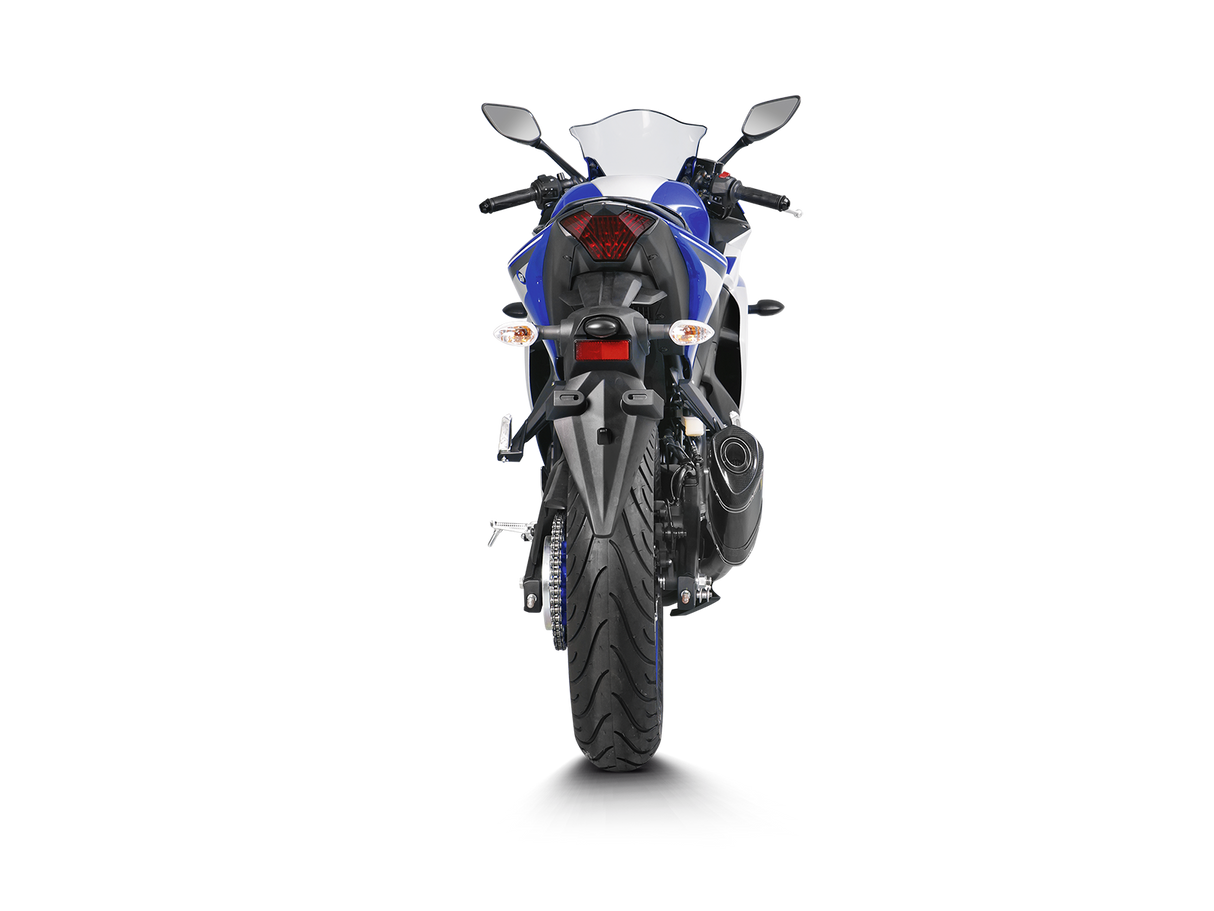 Akrapovic Slip-On Line Carbon Muffler System w/Carbon End Cap for Yamaha YZF-R25 14-16/YZF-R3 14-16 Akrapovic