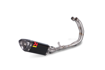 Akrapovic Racing Line Carbon Exhaust System w/Carbon End Cap for Yamaha YZF-R25 22-Up/YZF-R3 18-Up/MT-03 19-Up Akrapovic